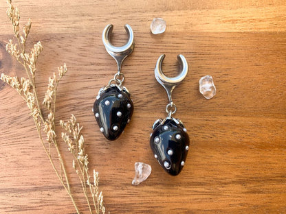 Black & Silver Strawberries