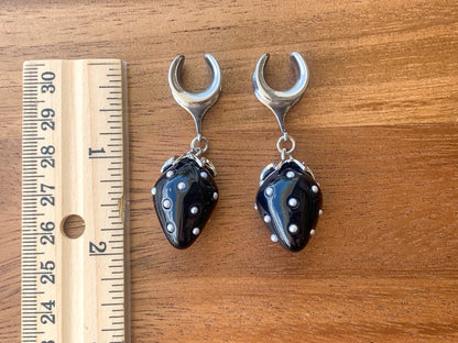 Black & Silver Strawberries