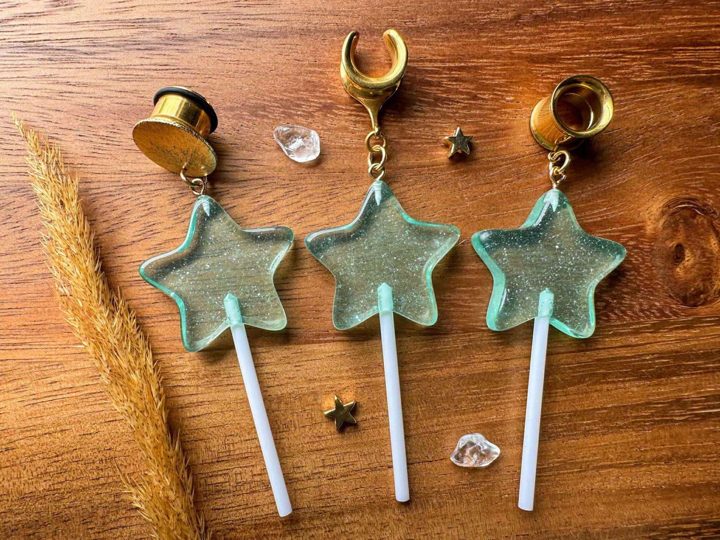 Blue Star Lollipops