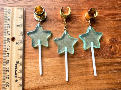 Blue Star Lollipops