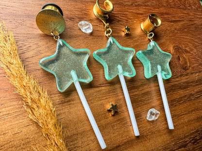 Blue Star Lollipops