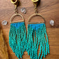 Blue & Teal Beaded Dangles