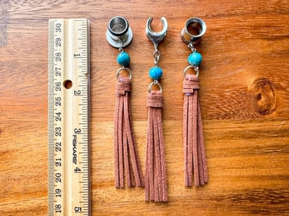 Boho Turquoise Tassels