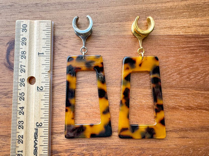 Brown & Black Tortoiseshell Rectangles