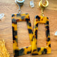 Brown & Black Tortoiseshell Rectangles