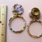 Brown & Pink Multicolor Hoops