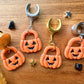 Clay Pumpkin Candy Bags Plug Earrings