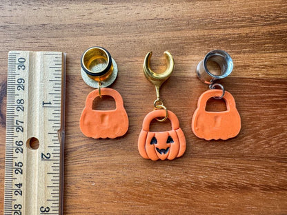 Clay Pumpkin Candy Bags
