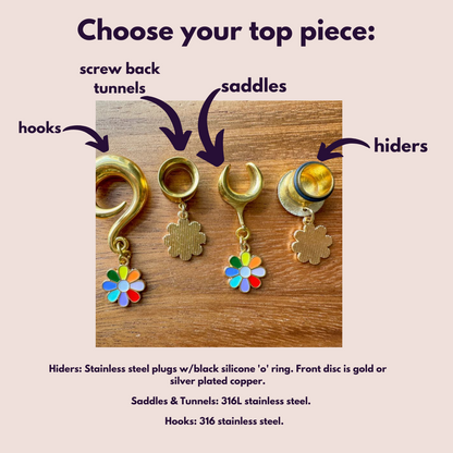 Small Rainbow Daisies