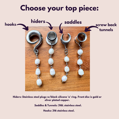 Silver Tidal Pearls