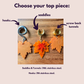 Acrylic Orange Autumn Leaves
