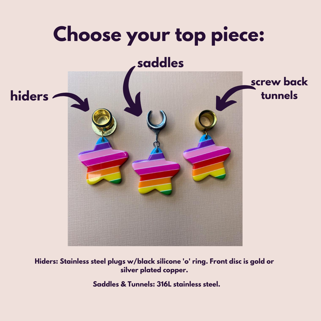 Star-Shaped Rainbow Dangles