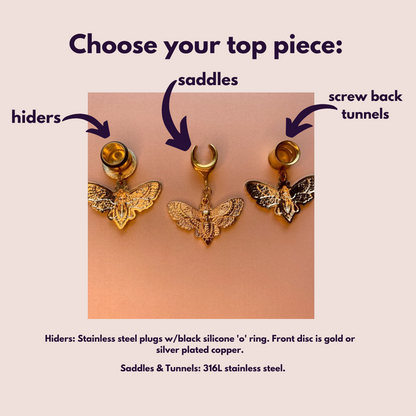 Gold Death Head Moths