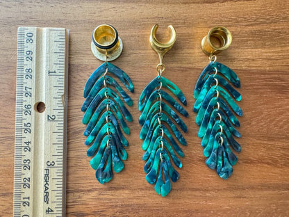 Dark Green Summer Palm Leaves