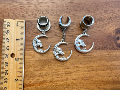 'Deathly Night' Moon Dangles