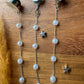 Delicate Silver Pearl Strands