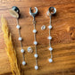 Delicate Silver Pearl Strands
