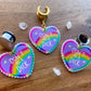 "Don't Be A Dick" Heart Dangles