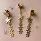 Gold Shooting Star Dangles