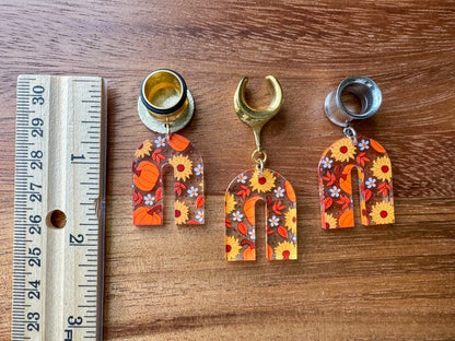 Floral Harvest Autumn Dangles