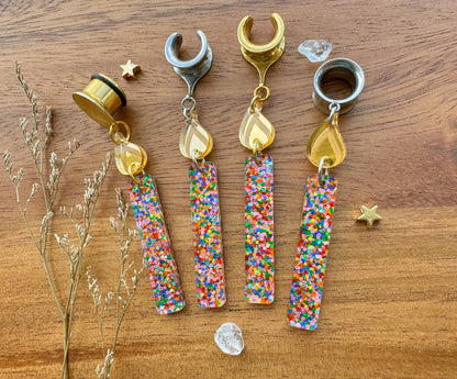Glitter Confetti Candles