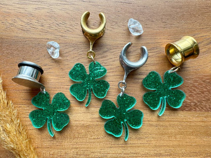 Glittery Shamrocks