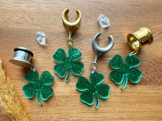 Glittery Shamrocks