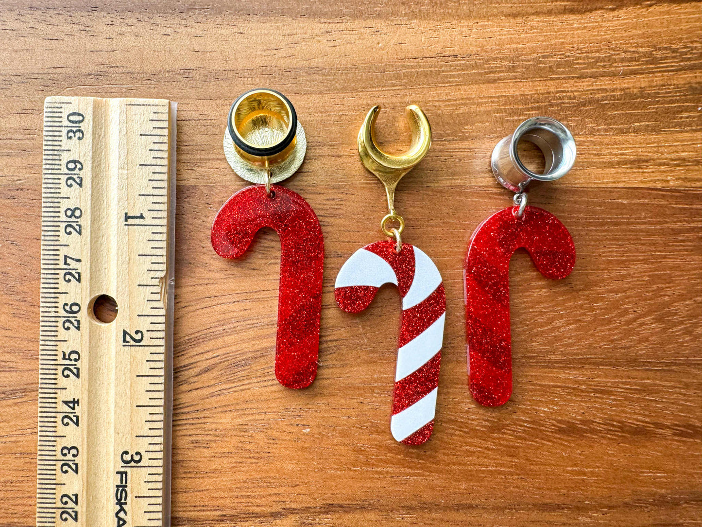 Glittery Candy Canes