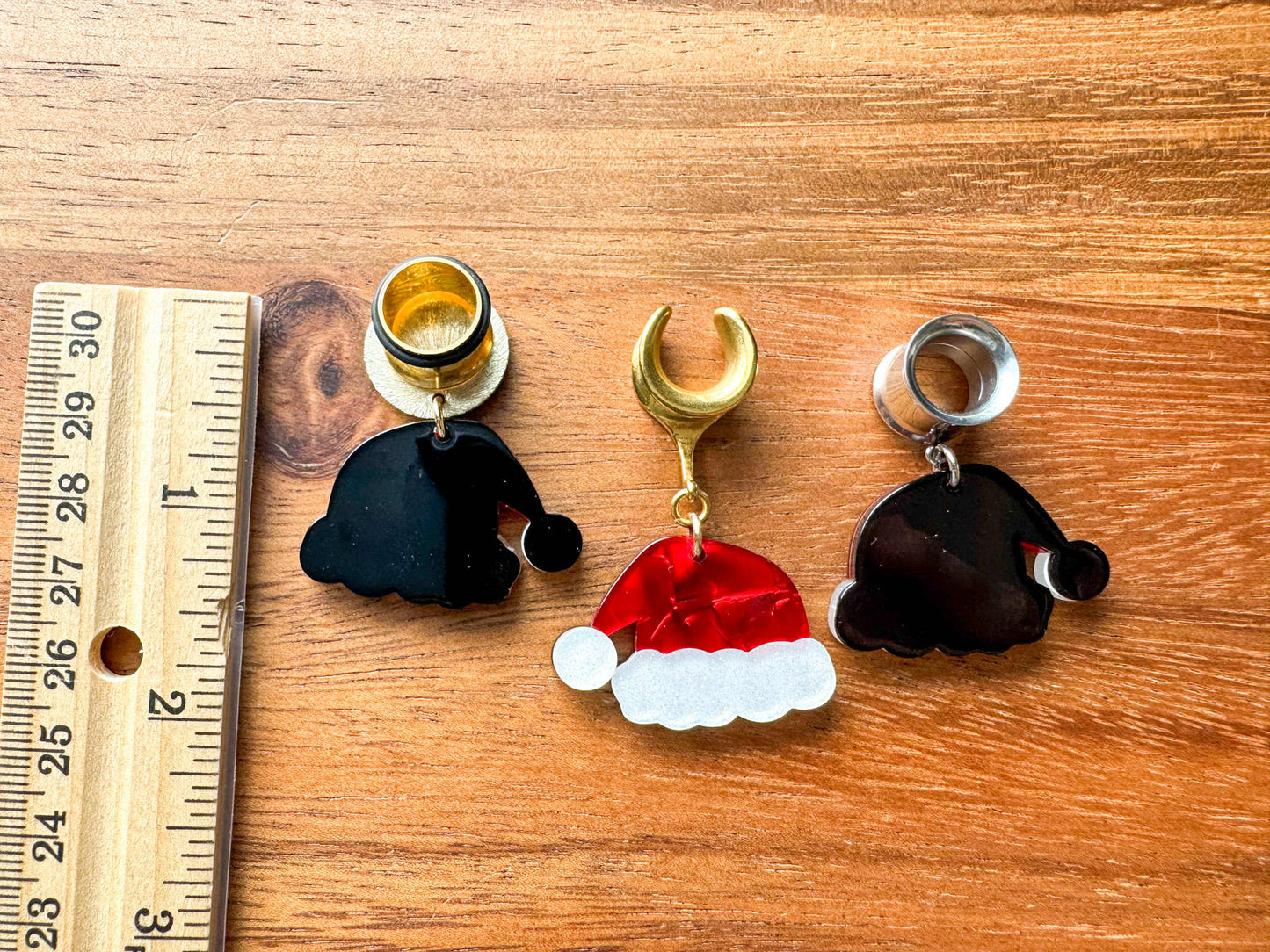 Glittery Santa Hats