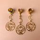 Gold Celestial Night Sky Dangles