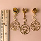 Gold Celestial Night Sky Dangles