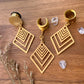 Diamond Shape Cutout Dangles