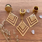 Diamond Shape Cutout Dangles