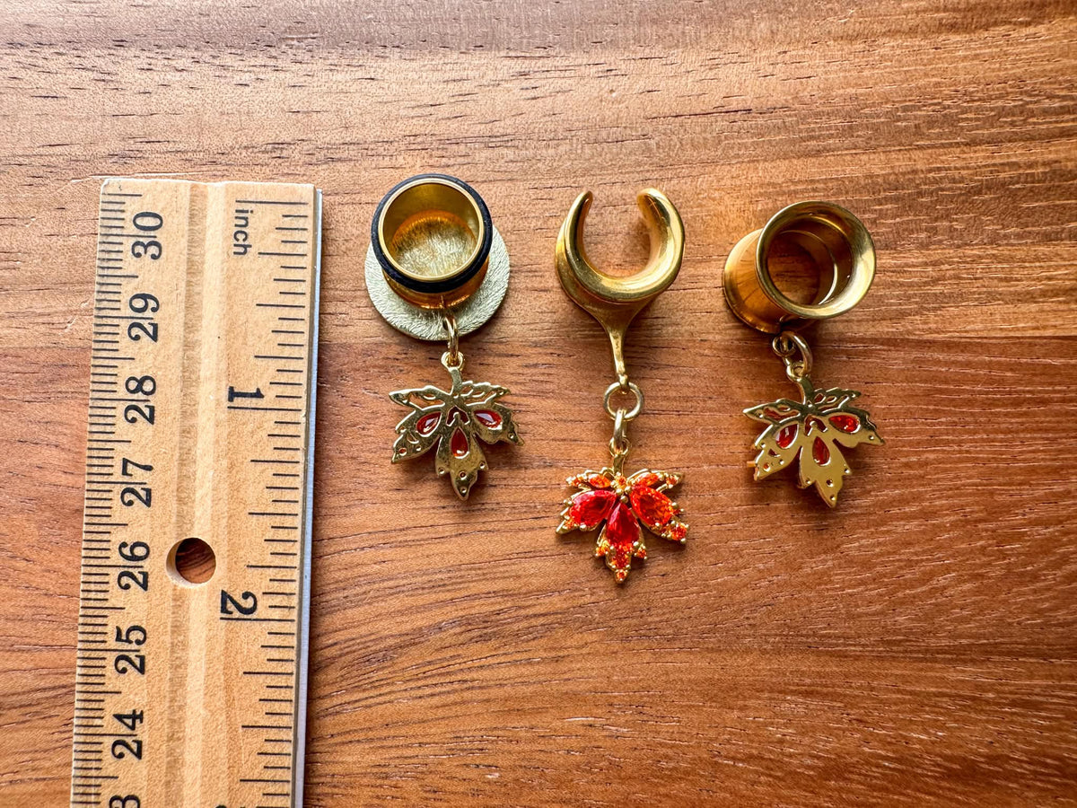 Gold Autumn Maple Leaves