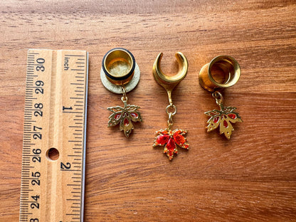 Gold Autumn Maple Leaves