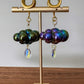 Gold Chroma Rainclouds Plug Earrings