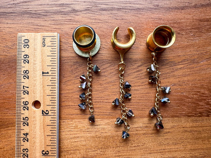Gold "Disco After Dark" Dangles