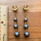 Gold & Gray Faux Pearls