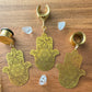 Gold Hamsa Dangles
