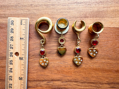 Gold "Love Struck" Dangles
