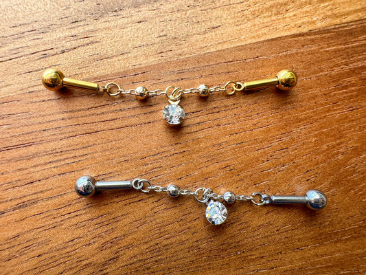 Gold Or Silver CZ Chain Industrial