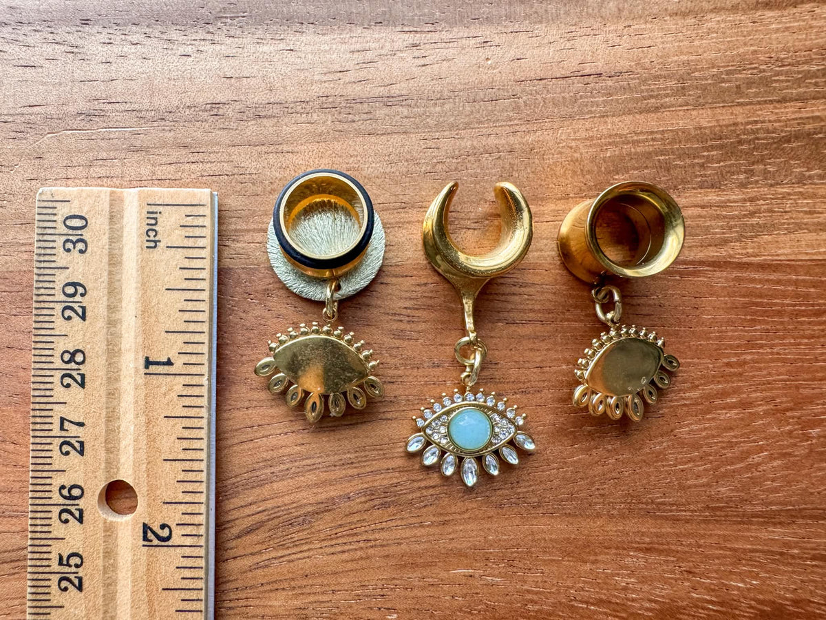 Gold Oracle's Eye Dangle