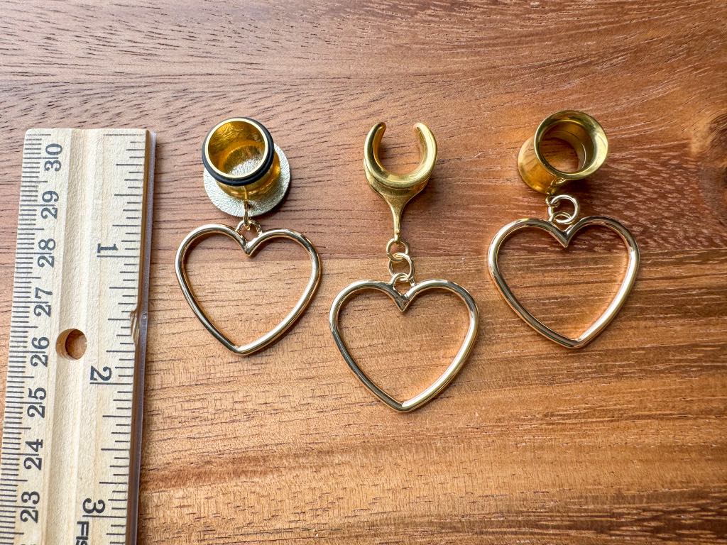 Gold Plated Hearts