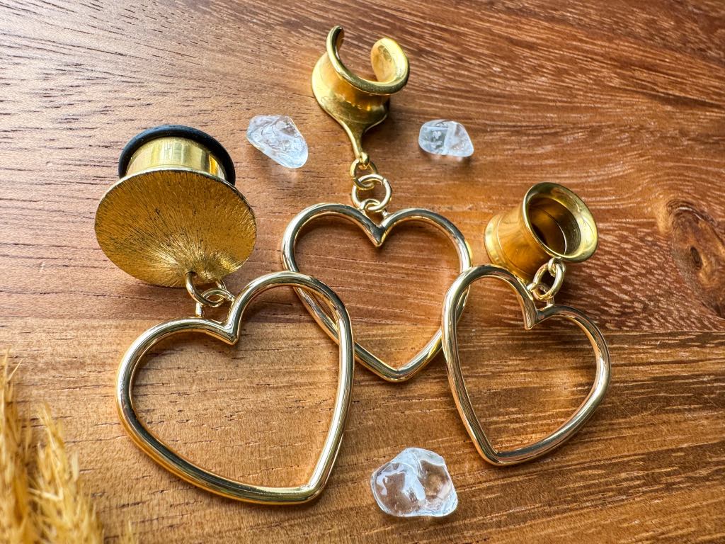 Gold Plated Hearts