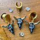 Gold & Resin Western Skulls