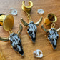 Gold & Resin Western Skulls