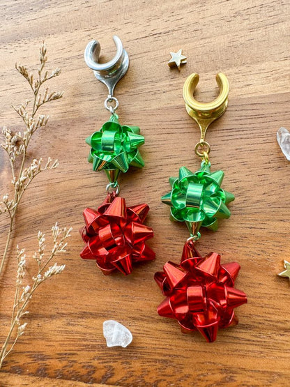 Gold or Silver Christmas Bows