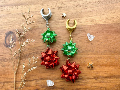 Gold or Silver Christmas Bows