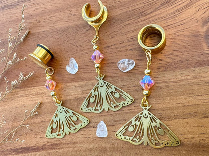 Golden 'Rosy Flutters' Moth