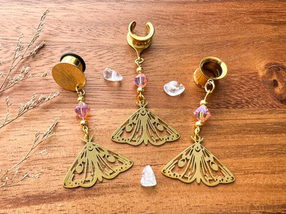 Golden 'Rosy Flutters' Moth